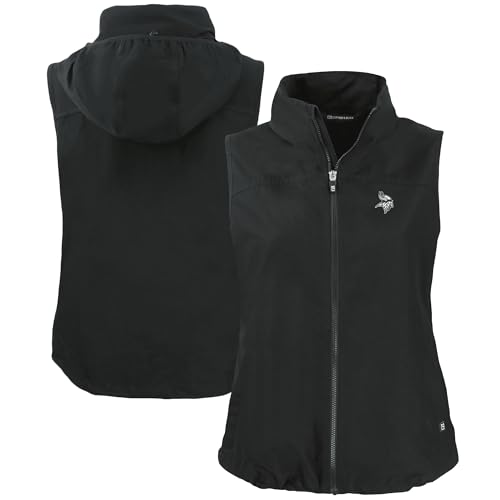 Cutter & Buck Women's NFL Charter Eco Recycled Full-Zip Hoodie Vest