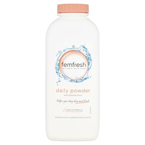 Femfresh Re-Balance Powder for Intimate Skin Care Dermatologically & Gynecologically Tested Gently Absorbs Moisture Delicately Scented Talc Free 200g