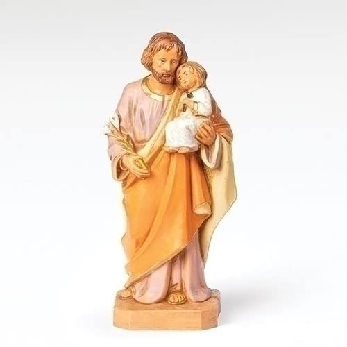 Saint Joseph figurine de crèche Fontanini 16,5 cm, le cadeau traditionnel idéal pour les collectionneurs
