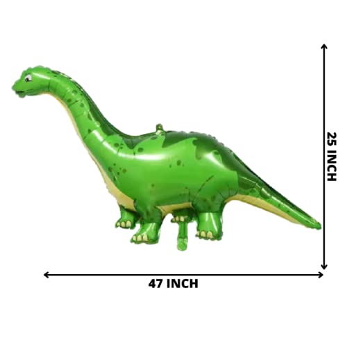 Image of Party Decorz Long Neck Dinosaur 25X47 Inch(Big Size)1pcs Foil Balloon For Kids Animal /Dinosaur Theme Party Decoration