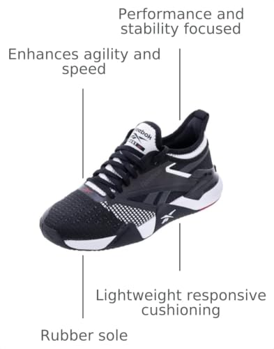 Image of Reebok Mens Nano Court Sport Men's Pickleball Or Tennis Shoes for Men