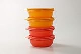 Originale Tupperware Tupperware Raviers 300ml Menthe Rouge (2) + Orange (2) 36773