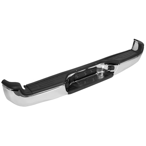 Image of Rear Step Bumper Assembly Compatible with 2005-2015 TOYOTA TACOMA, Chrome Back Bumper Fit For 05-15 Tacoma Replacement for TO1103113