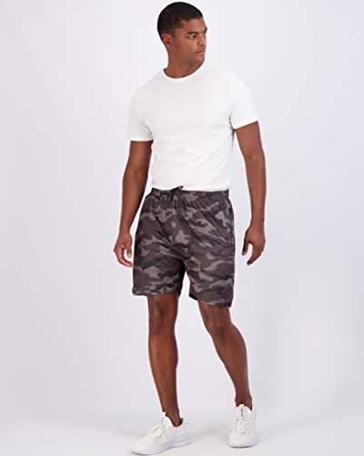 Image of Real Essentials 4 Pack: Men's 7 inch Athletic Running Quick Dry Mesh Shorts with Zipper Pockets (Available in Big & Tall)