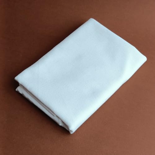 Image of Zuchi Premium Casement Embroidery Fabric Off White Half Meter (50x147 cm) | Medium Weight Fabric for Hand Embroidery, Needlework, Pouch, Cushion Cover DIY Crafts, Smooth Weave for Clean Stitches