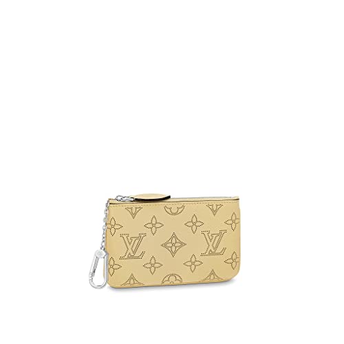 [LOUIS VUITTON(ルイヴィトン)] M81516 ポシェット・クレ マヒナ･レザー バナナ（イエロー）コインケース 小銭入れ レディース 純正化粧箱 ショップバッグ 付き