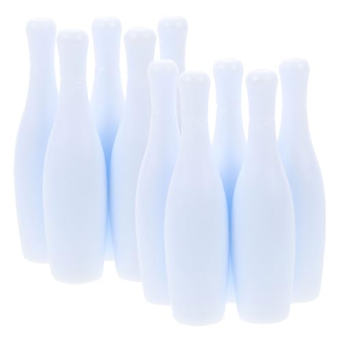 GANAZONO 30pcs Mini Bowling Pin Bulk Set Table Bowling Accessory for Indoor Game Replacement Pins Portable Design for Family Fun