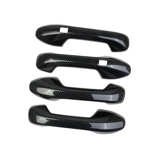 Housse poignée porte pour masquer rayures Hyundai Palisade carbone