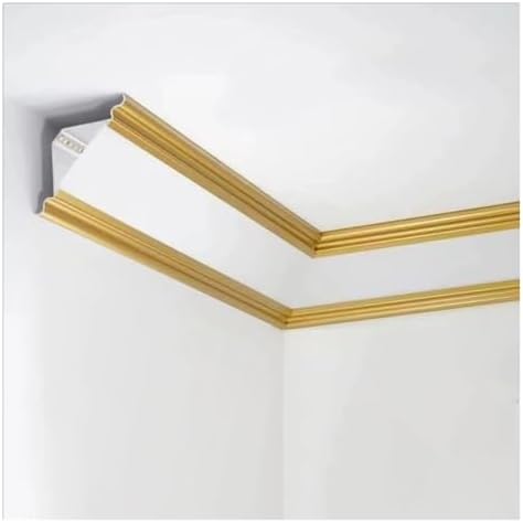 LED Crown Molding Lighting Kit for Ceiling & Wall, 10-Pack Aluminum LED Channels for Cabinets, Bookshelves & Staircases - Modern Accent Lighting Solution