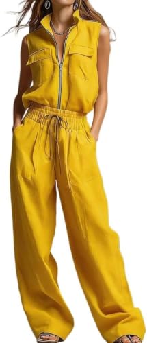 Conjunto de pantalones de pierna ancha con caída fluida elegante para un estilo de verano sofisticado 4