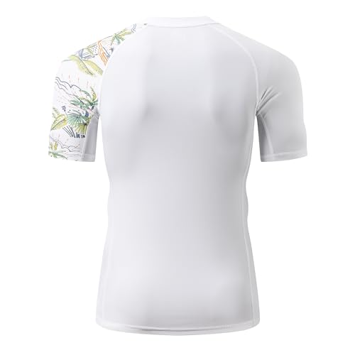 Camiseta de protección manga corta hombre UPF 50+ blanca talla 2XL 4