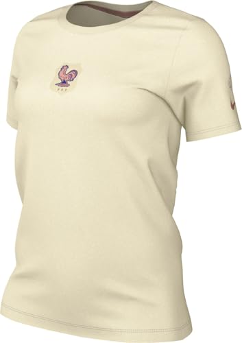 T-shirt de football Femme Nike FFF haut supporter France