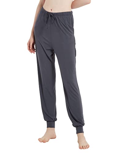 Image of GYS Women's Pajama Pants - Viscose Made from Bamboo, Joggers Pants with Pockets Comfy Lounge Sleep Pants Pj Bottoms