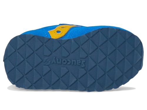 Saucony Jazz Hook & Loop Sneaker (Toddler/Little Kid), Blue/Yellow, 8 US Unisex3