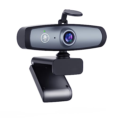 Paobas 1080P Webcam with Microphone, C930 Web Camera, Webcam with Privacy Cover, 90°View Computer Camera, Plug&Play USB Webcam for Calls/Conference, Zoom/Skype/YouTube, Laptop/Desktop