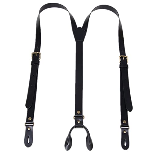 Bretelles pour homme en cuir l'accessoire idéal pour témoins et garçons d'honneur