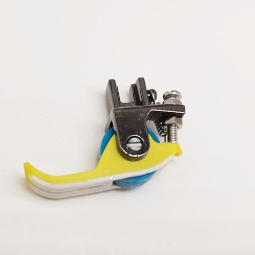 2PCS Roller Presser Foot plástico resistente para máquina de coser miniatura 5