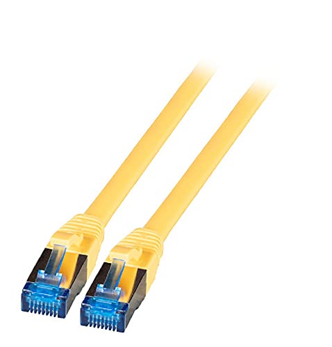 EFB RJ45 Patchkabel S/FTP, Cat.6A, Cat7 TPE Superflex, 1m, Gelb