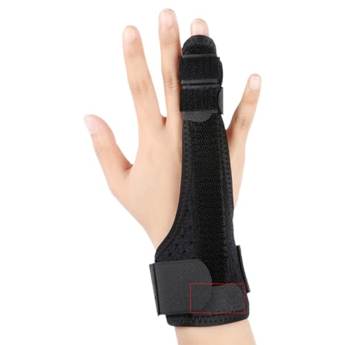 Férula de dedo, férula para dedo en gatillo, férula para dedo en gatillo, férula ajustable para dedo meñique, para esguinces, artritis, tendinitis, para mano derecha e izquierda
