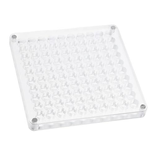 SOESFOUFU Acrylic Organizer Box for Stones Crystal Display Case Jewelry Storage Mini Showcase Home Retail Decor