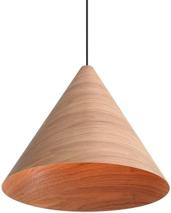 Golden Lighting 3988-24 Conique 3 Light 24" Wide Pendant - Dark Walnut