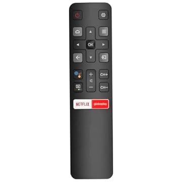 Controle Remoto Para Tv Compatível Com Semp Tcl Android 4k Netflix Globoplay 32s6500s 40s6500fs 43s6500fs