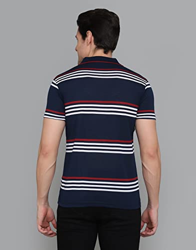 Image of INKKR Striped Men's Polo Neck T-Shirt Combo