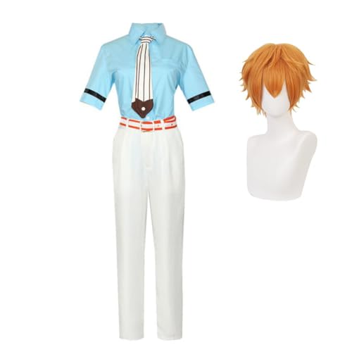 Xinchangda Disfraz de cosplay de Hanako kun de Minamoto Kou/Yashiro Nene, conjunto de uniforme de anime para juegos de rol, camisa, vestido, peluca para Halloween, fiesta de carnaval