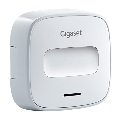 Gigaset Button - Smart-Home Set Ergänzung - Funktaste für die analoge Steuerung Ihrer Beleuchtung oder anderer elektrischer Geräte - verschiedene Klicktypen - verwendbar als Panikbutton, weiß