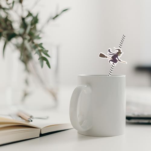 Homoyoyo pitillos de papel para fiesta temática Halloween 24 pcs miniatura 7