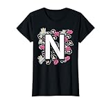 Letter N Shirts For Girls
