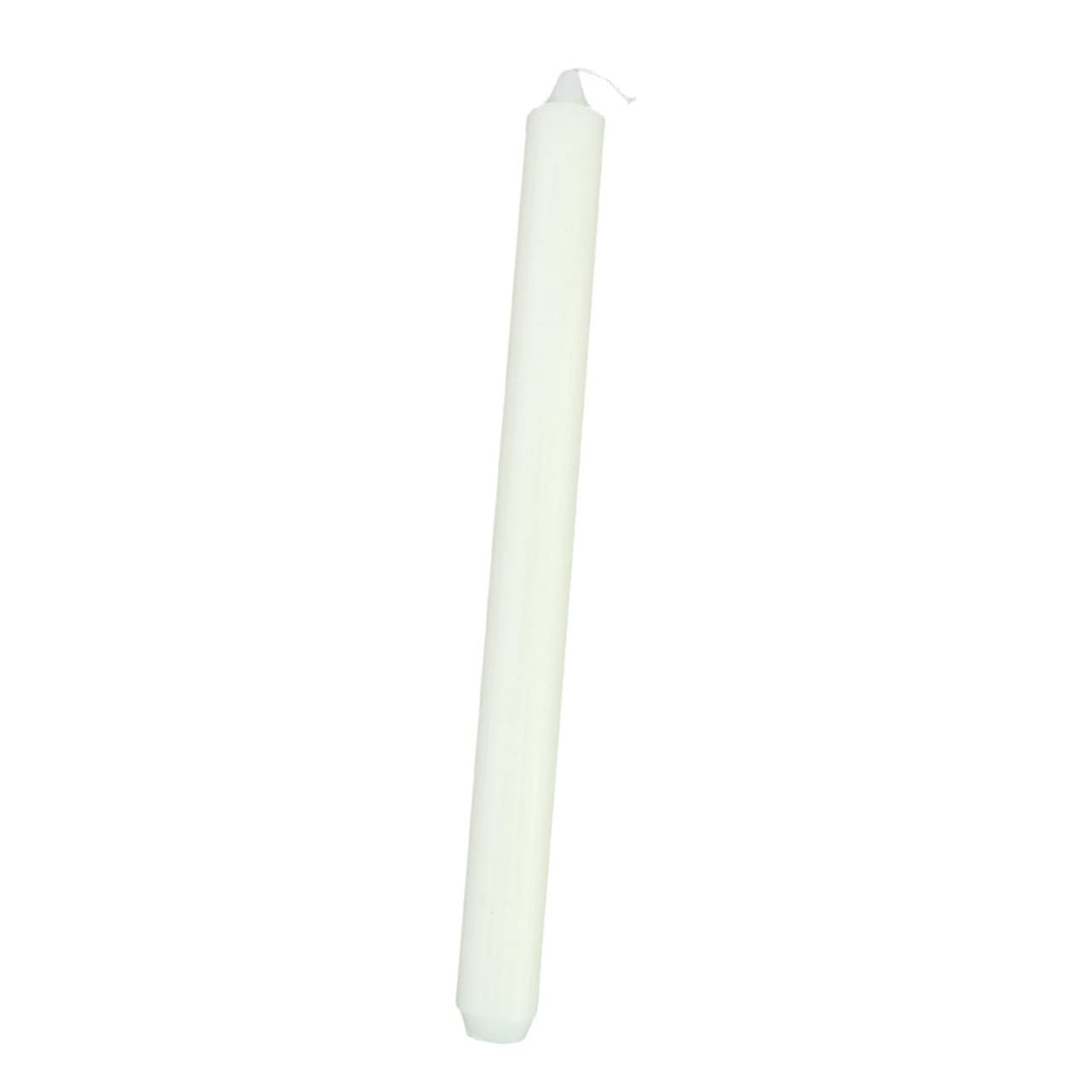 Happyyami 1 Set Romantic Wedding Candle White Smokeless Odorless Long Pole Candles for Celebrations Parties Anniversaries and Special Events Paraffin Wax