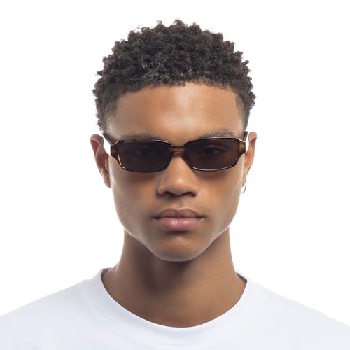 AIRE Crater Sunglasses - Dark Tort, Rectangle, Unisex, 90s Inspired Style4