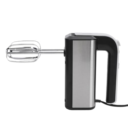 Generic Batidora de Mano Eléctrica con Agarre Cómodo, Batidor de Pasteles Liviano para Mezclar sin Tensiones, Batidora de Acero Inoxidable para un Rendimiento Confiable (Enchufe de la UE 220-240v)