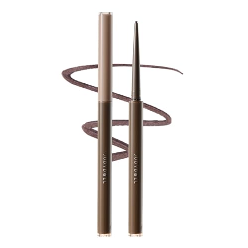 JUDYDOLL Ultrafine Eyeliner Gel Pencil Fine Lining For Inner & Outer Eyes Smudge-Proof & Water-Resistant Smooth Glide Formula (02 Dark Brown)