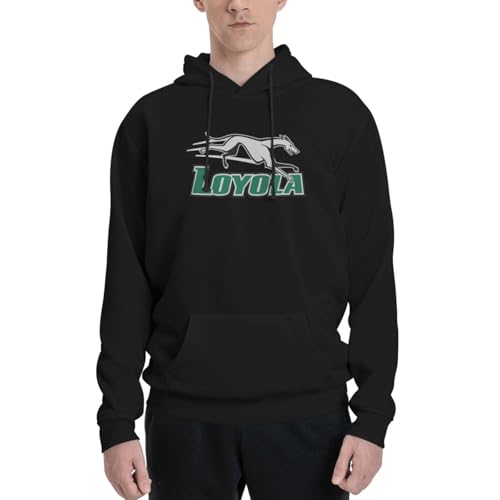 Loyola University Maryland Men'S Fleece Hoodie Sweatshirt Winter Casual Pullover With Pockets Hoodies