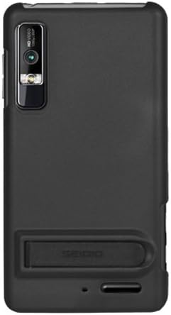 Seidio SURFACE Case with Kickstand for Motorola DROID 3 - 1 Pack - Retail Packaging - Black