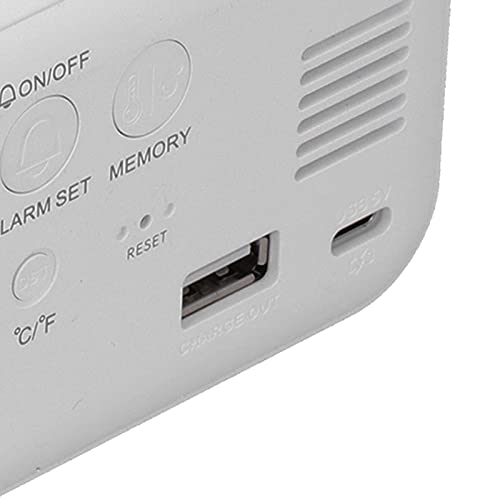 Horloge électronique LED pour chambre avec luminosité réglable et snooze Cocoarm - 5