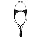 MSemis Woman Weeny Sling Shot Micro Mini Bikini Thong One-Piece Teddy