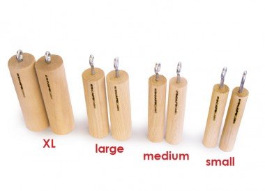 Escape Climbing Power Piston | Premium Wood Training Tool for Grip Strength | Full Upper Body and Core Workout | Rock Climbing | Bouldering | Two Pack