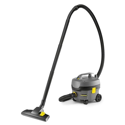 Kärcher Aspiradora T 7/1 Classic ADV, Aspiradora para suelos duros y textiles, Depósito: 7 L, Potencia: 850 W, Nivel de presión acústica: 62 dB (A), Peso: 3,5 kg, Cable enchufable: 7,5 m, Cesta de