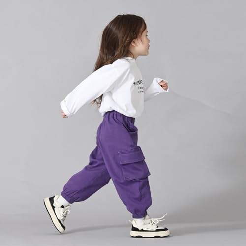 MINI PANDA Toddler Pants Girls&Boys，Stretch Twill Chino Toddler Pants2