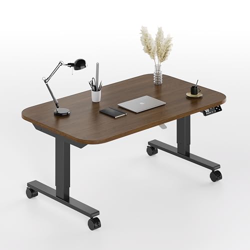 Amazon | Maidesite 昇降デスク 電動 ロータイプ 47-72cm 一枚天板 天