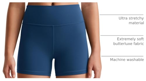 Image of CRZ YOGA Girls Butterluxe Biker Shorts | Extremely Soft, Gentle Compression, Dance, Athletic, High Waisted, for Teen