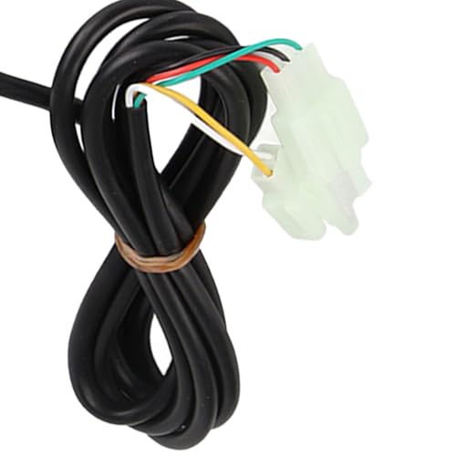 Image of KIMISS Electric Bike Throttle, 36V Half-Twist Throttle with Waterproof LED Power Indicator Key Lock for Electric Bikes Scooters(Black)