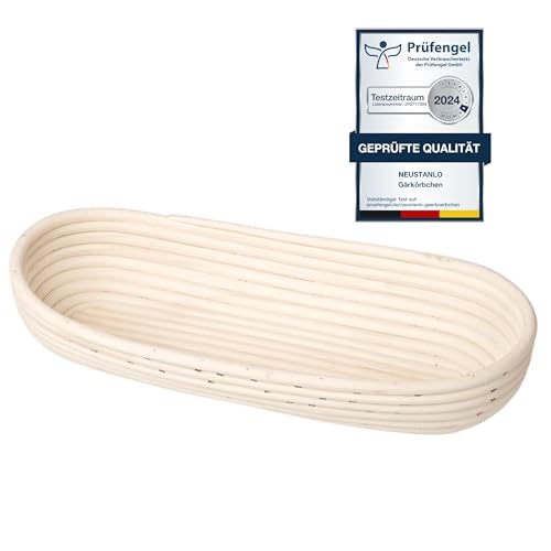 Neustanlo | Gärkörbchen oval 53 cm | für 2,5-3 kg Baguette Brot |...