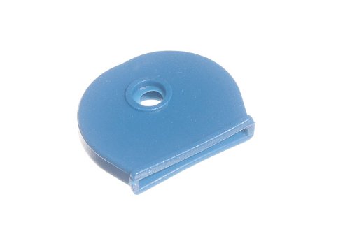Cap clé d'identification bleu en lot de 1000 couvre-clés ronds