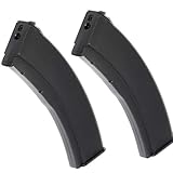 Airsoft Softair Parts CYMA 2pcs RPK74 200rd Mag Mid-Cap Magazin Lange Typ Für AK Serie AEG Schwarz