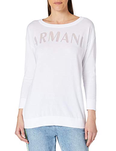 ARMANI EXCHANGE Pullover 3KYM1Q Maglione, Bianco