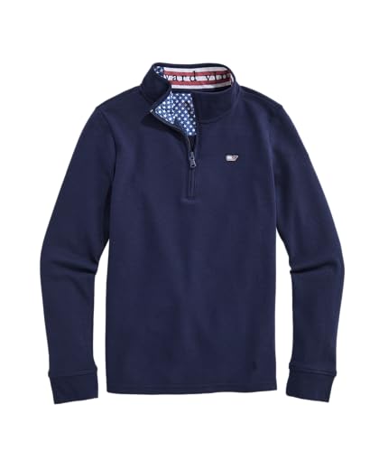 Image of Vineyard Vines Boys' Solid Saltwater Quarter-Zip